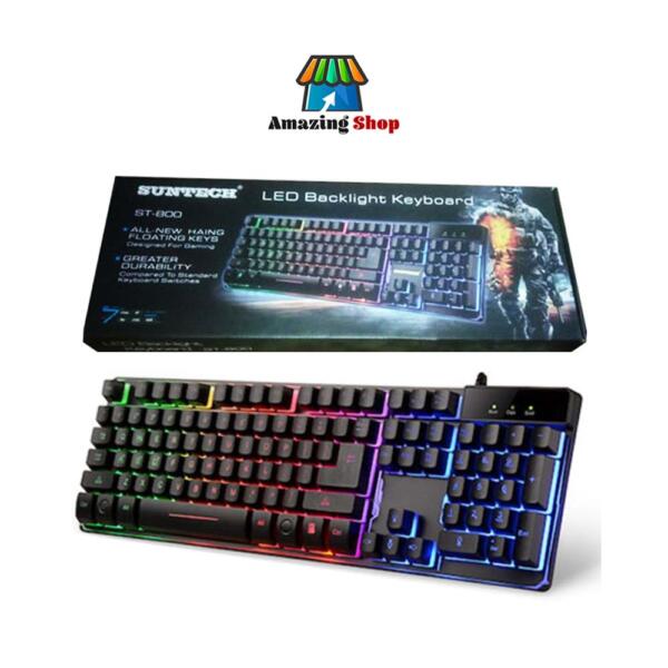 Suntech ST-800 LED Backlight RGB Gaming Keyboard